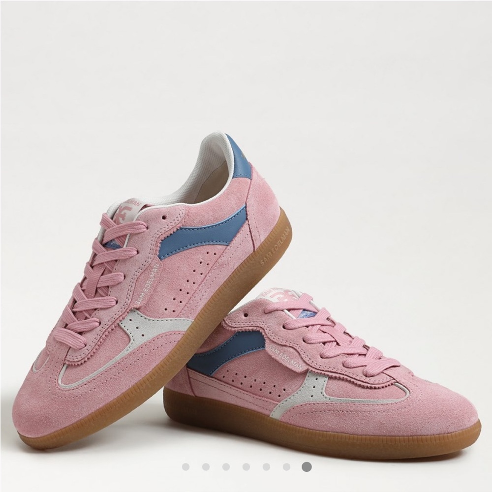 Sam Edelman Kallen Sneaker Lolita Pink/Flex Navy Suede